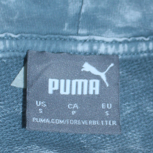 Puma Men's Grey Pullover Hoodie Size S Regular Fit Sportswear