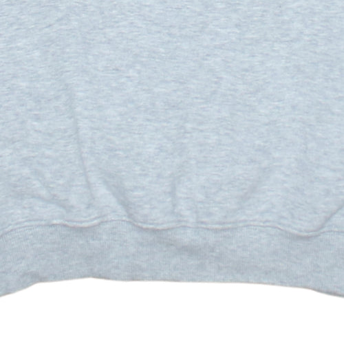 Fila Men's Grey Pullover Sweatshirt M Crew Neck Logo Sportswear