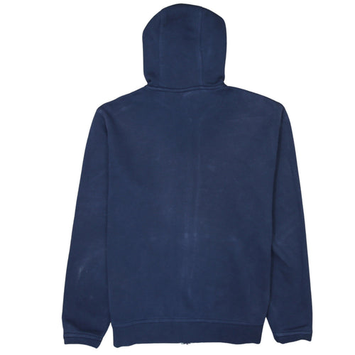 Nike Men's Blue Full Zip Hoodie XL Fleece Sweatshirt