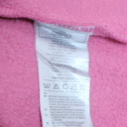Adidas Womens Pink Pullover Hoodie Size 14 Cotton Fleece Sweatshirt