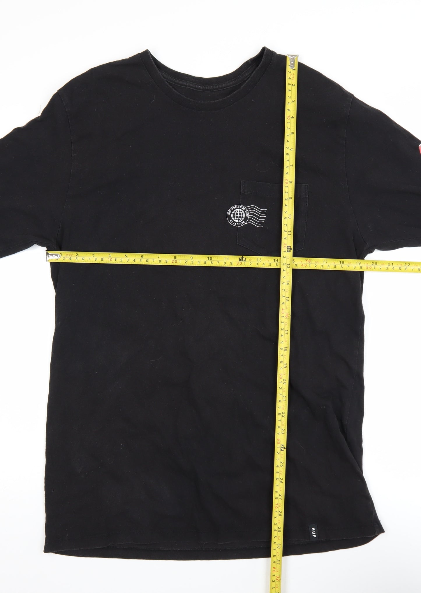 HUF Men's Black XL Long Sleeve Graphic T-Shirt