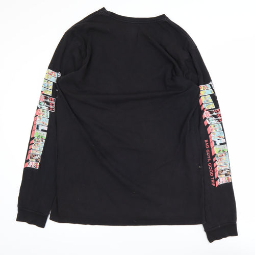 HUF Men's Black XL Long Sleeve Graphic T-Shirt