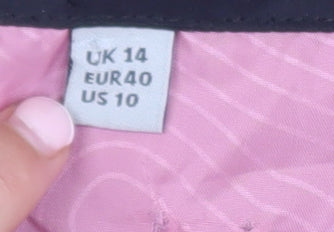 Craghoppers Women's Black Waterproof Lined Rain Jacket UK 14