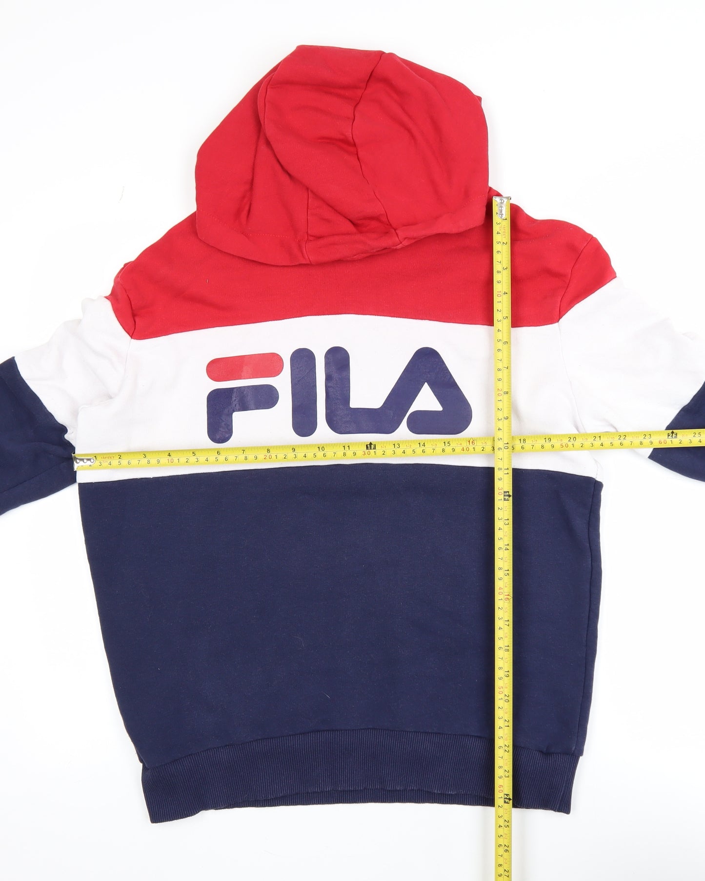 FILA Men's Multicoloured XL Pullover Hoodie with Logo