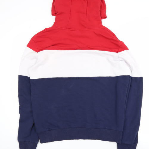 FILA Men's Multicoloured XL Pullover Hoodie with Logo