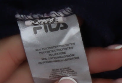 FILA Men's Multicoloured XL Pullover Hoodie with Logo