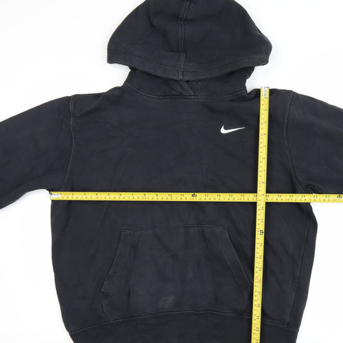 Nike Men's Black Pullover Hoodie Size M Logo Sportswear
