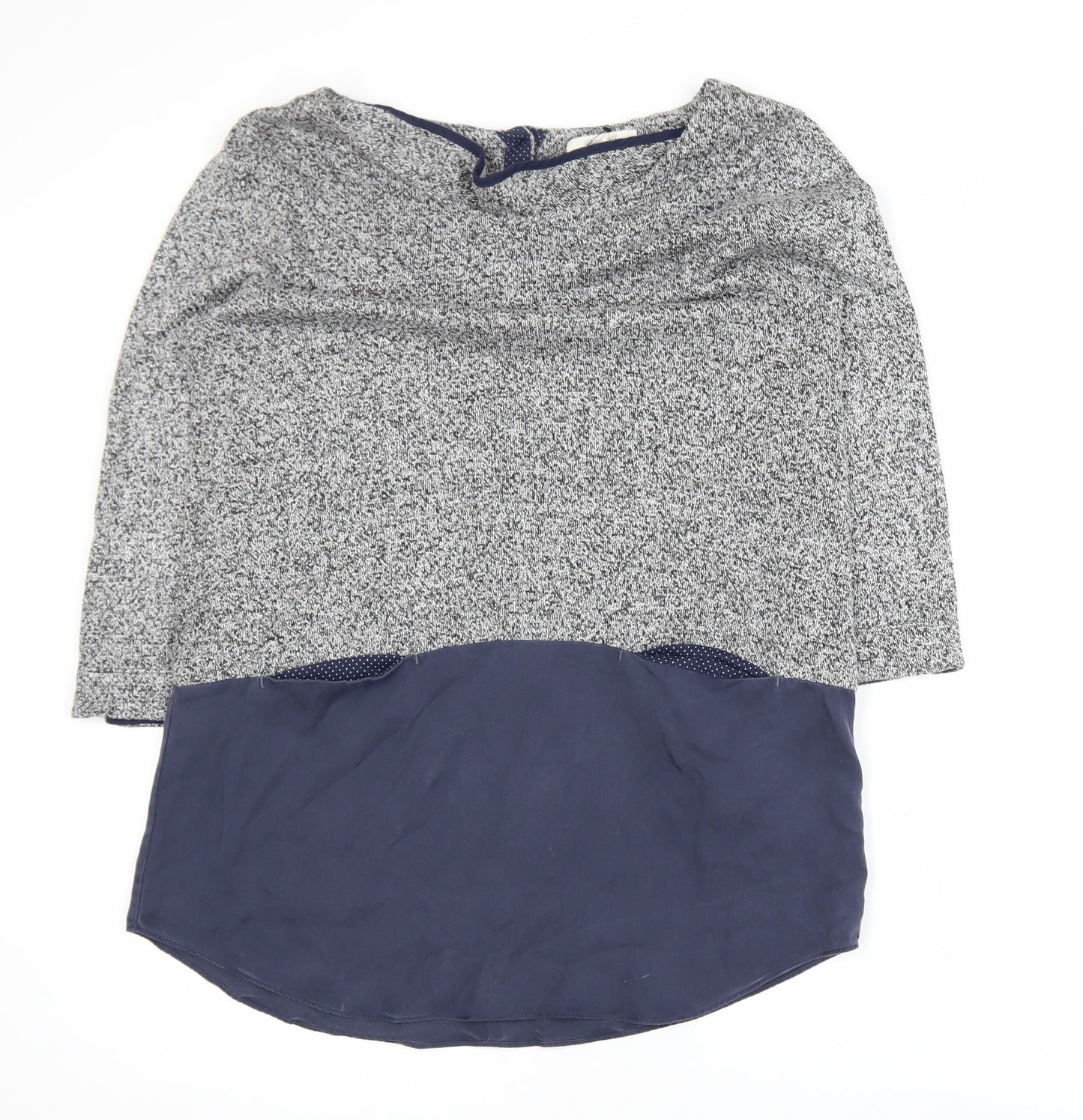 White Stuff Women's Blue Colourblock Tunic Blouse UK 10