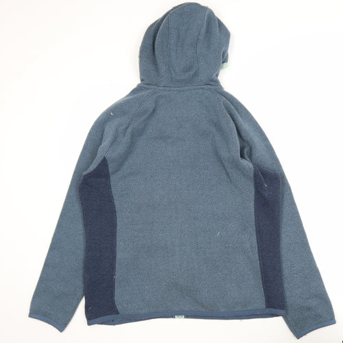 Weird Fish Women's Blue Size 18 Hooded Fleece Jacket