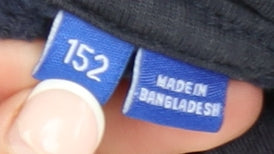 Jack & Jones Boys Navy Pullover Hoodie Cotton Blend Size 152 (Age 12)