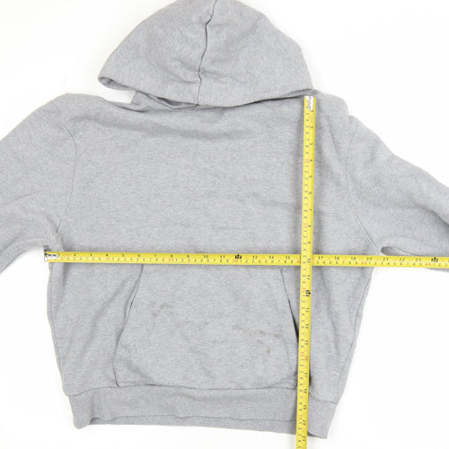 ASOS DESIGN Men’s Grey Pullover Hoodie XS Regular Fit Fleece