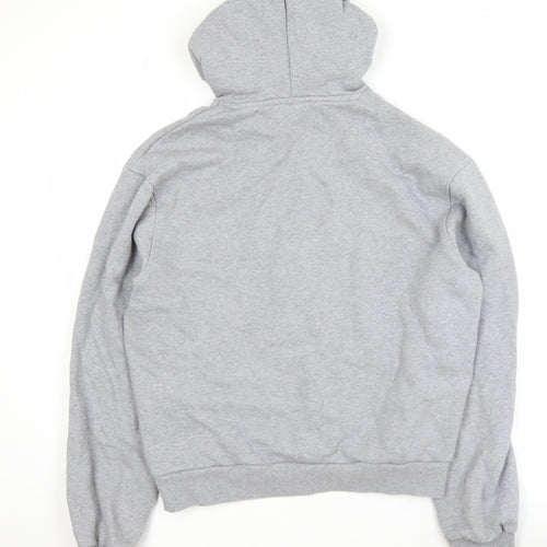 ASOS DESIGN Men’s Grey Pullover Hoodie XS Regular Fit Fleece