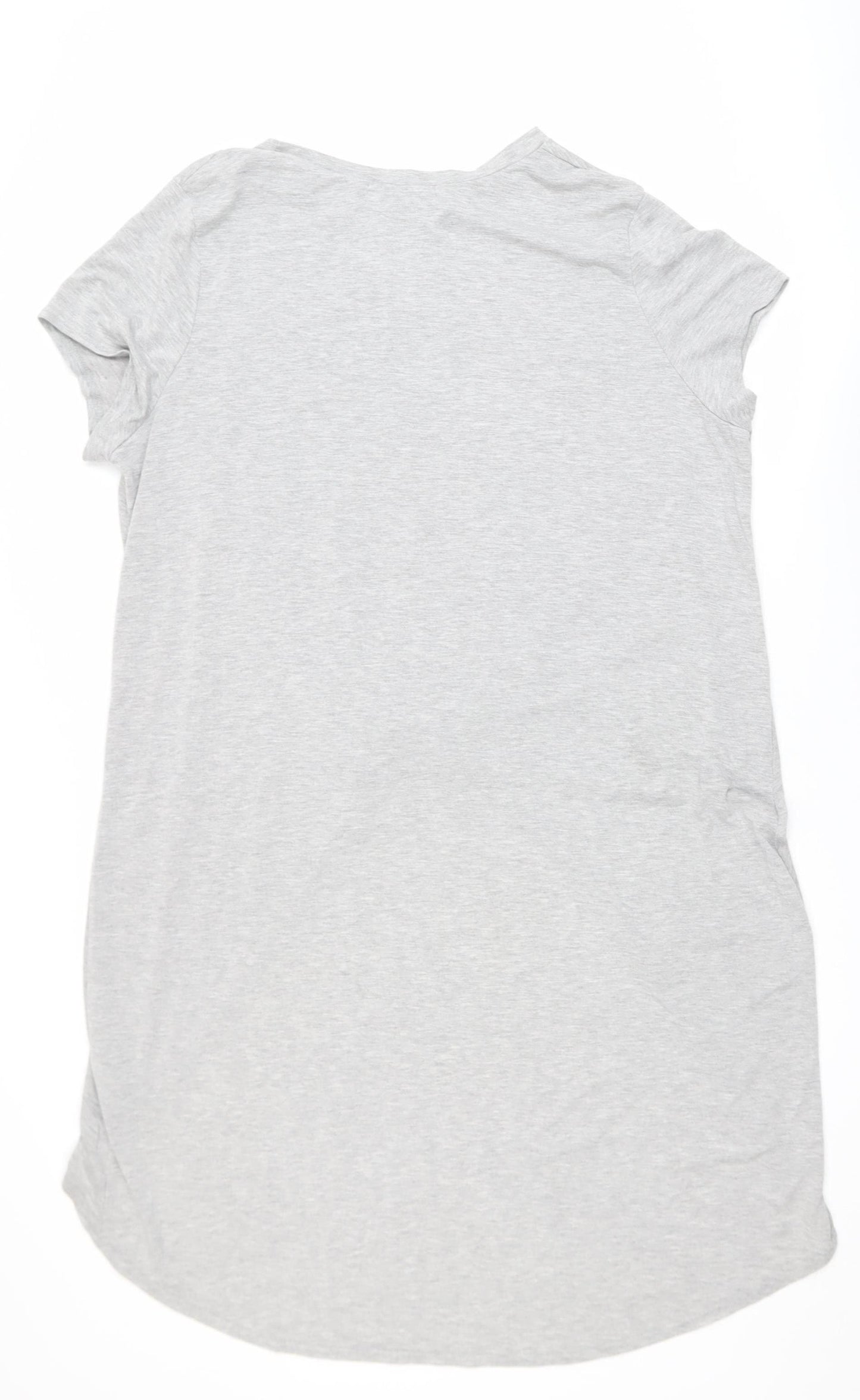 So Fabulous Women’s Grey Knot Front Jersey T-Shirt Size 24