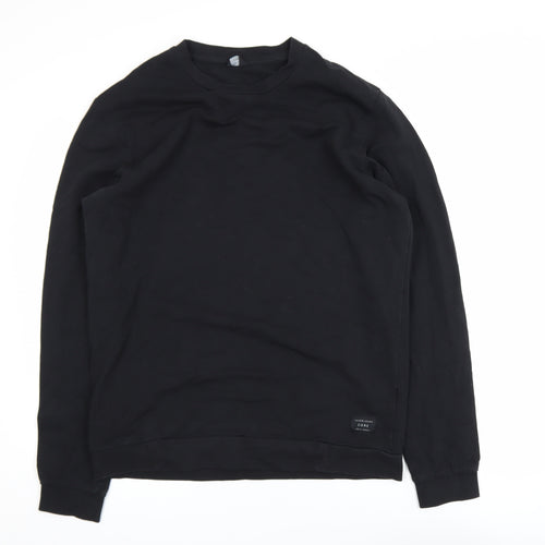 Jack & Jones Core Men's Black L Pullover Crew Neck Sweatshirt