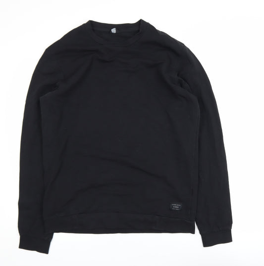 Jack & Jones Core Men's Black L Pullover Crew Neck Sweatshirt