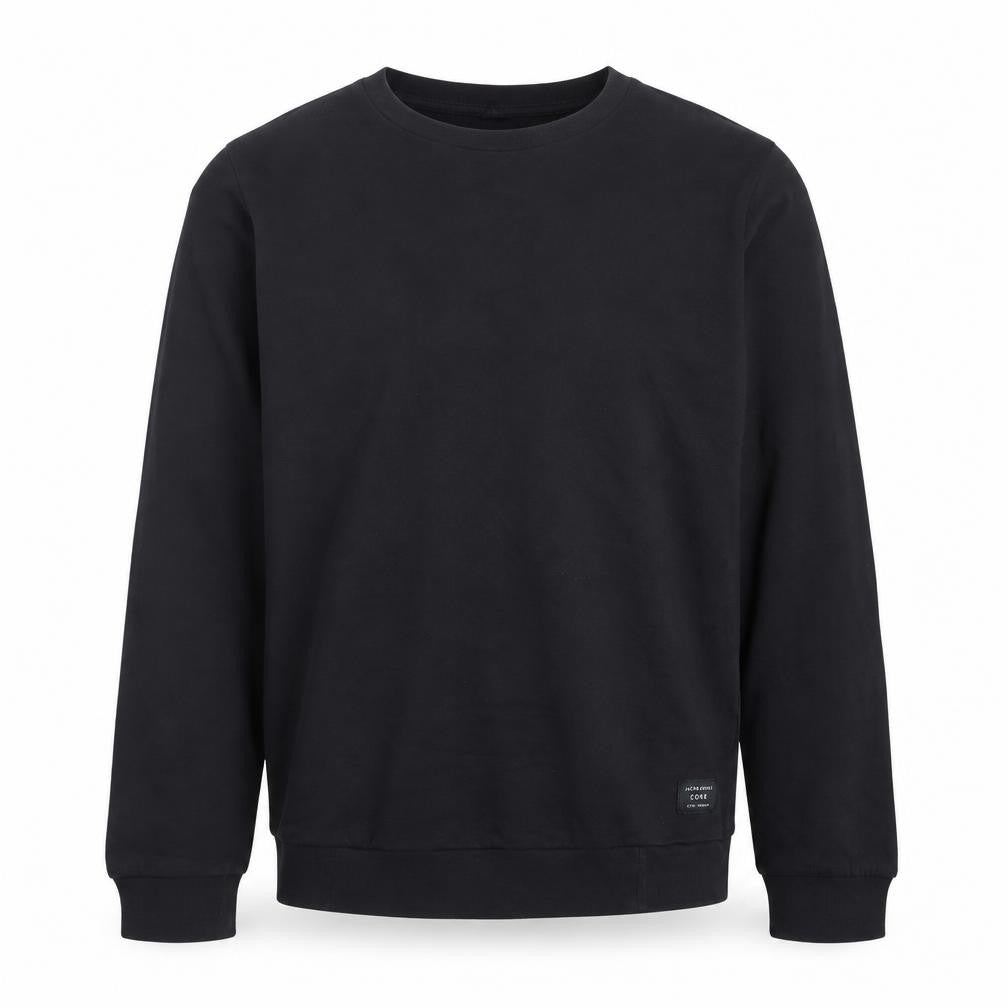 Jack & Jones Core Men's Black L Pullover Crew Neck Sweatshirt