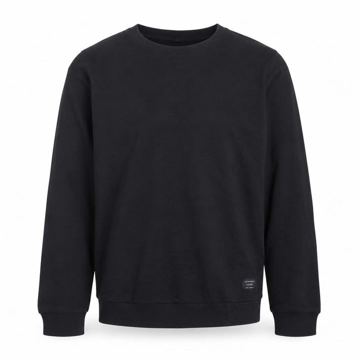 Jack & Jones Core Men's Black L Pullover Crew Neck Sweatshirt