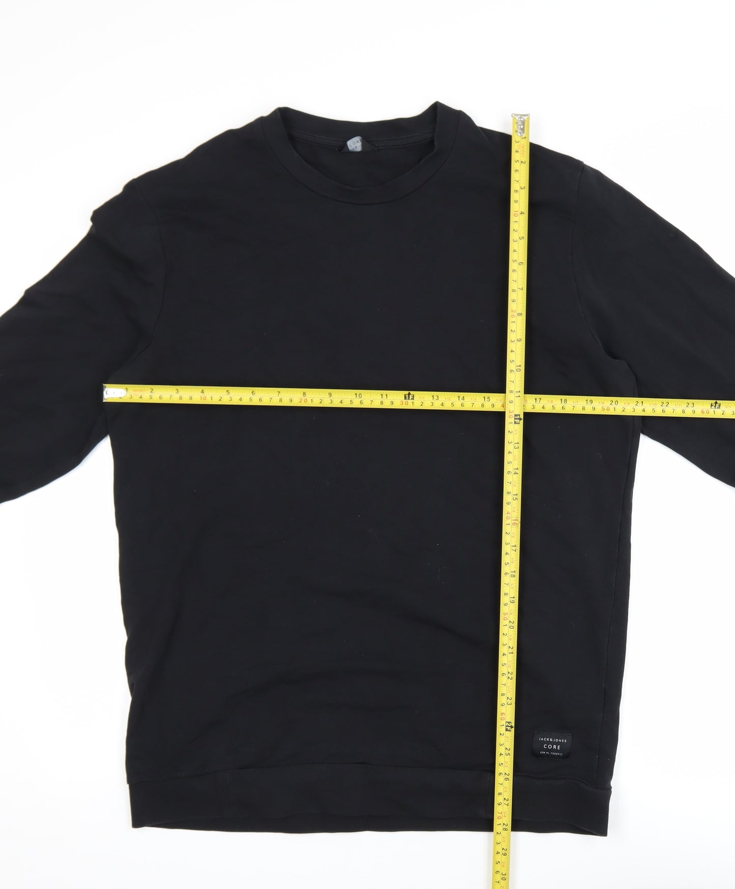 Jack & Jones Core Men's Black L Pullover Crew Neck Sweatshirt