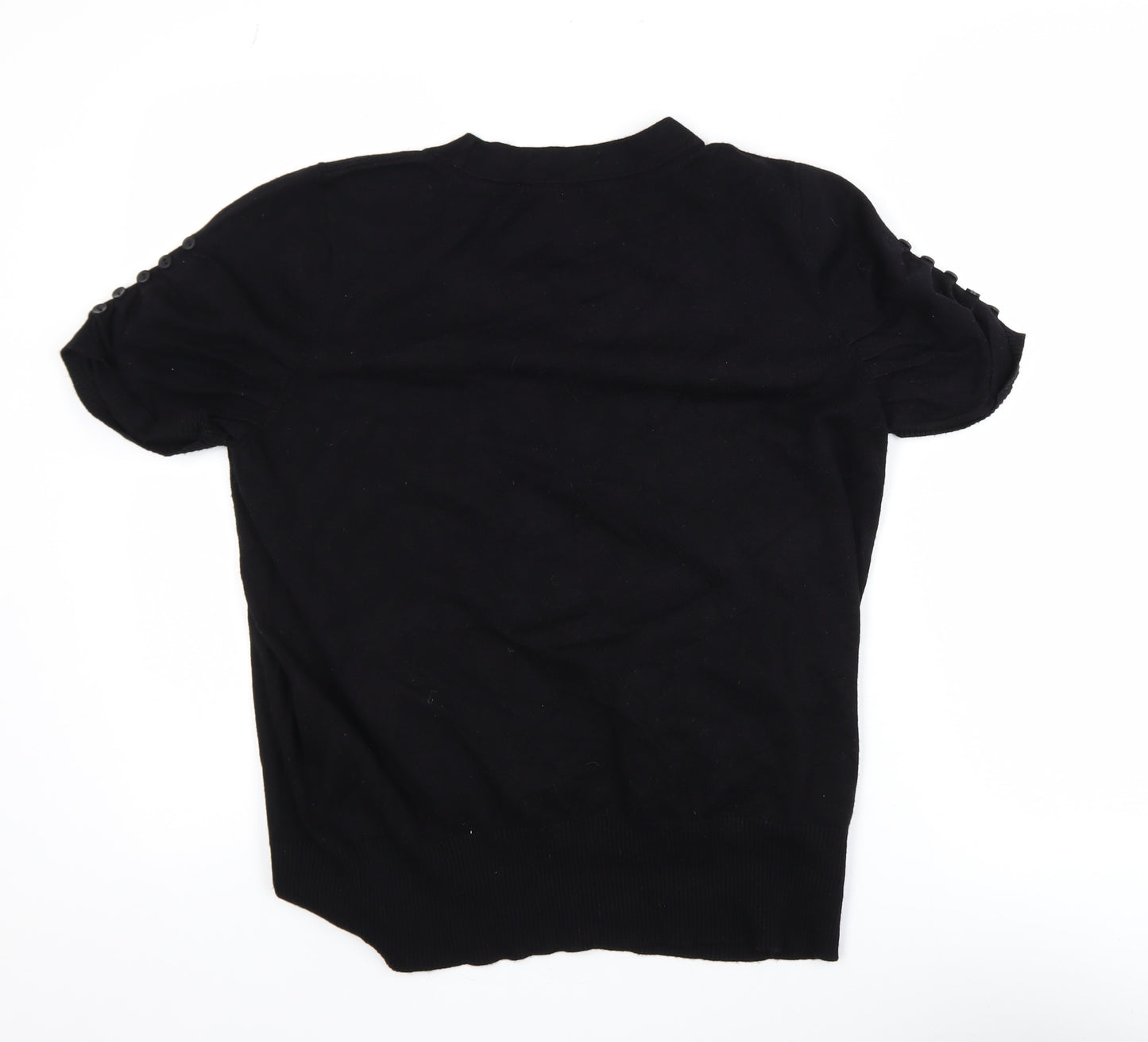 BHS Women’s Black Size 20 Short Sleeve Knit Top
