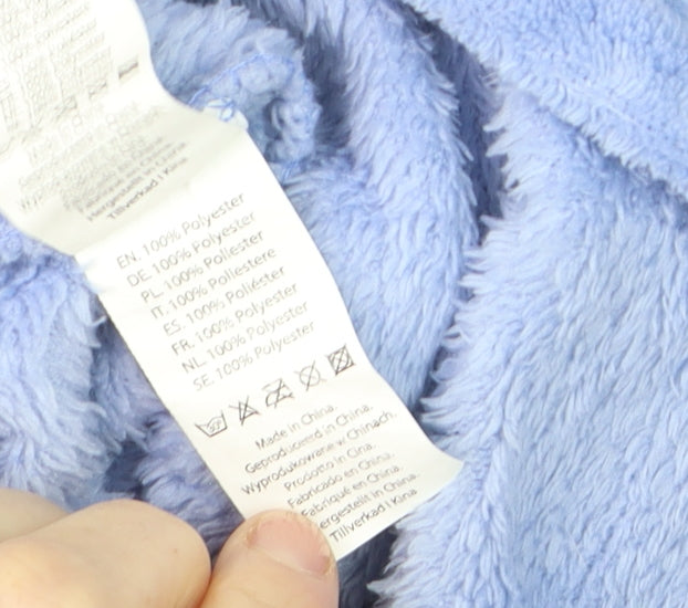 Disney Women’s Blue Fleece Eeyore Hooded Nightshirt Jumper One Size