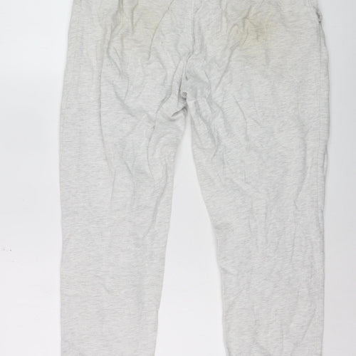 KangaROOS Women's Grey Cotton Blend Jogger Trousers Size 16