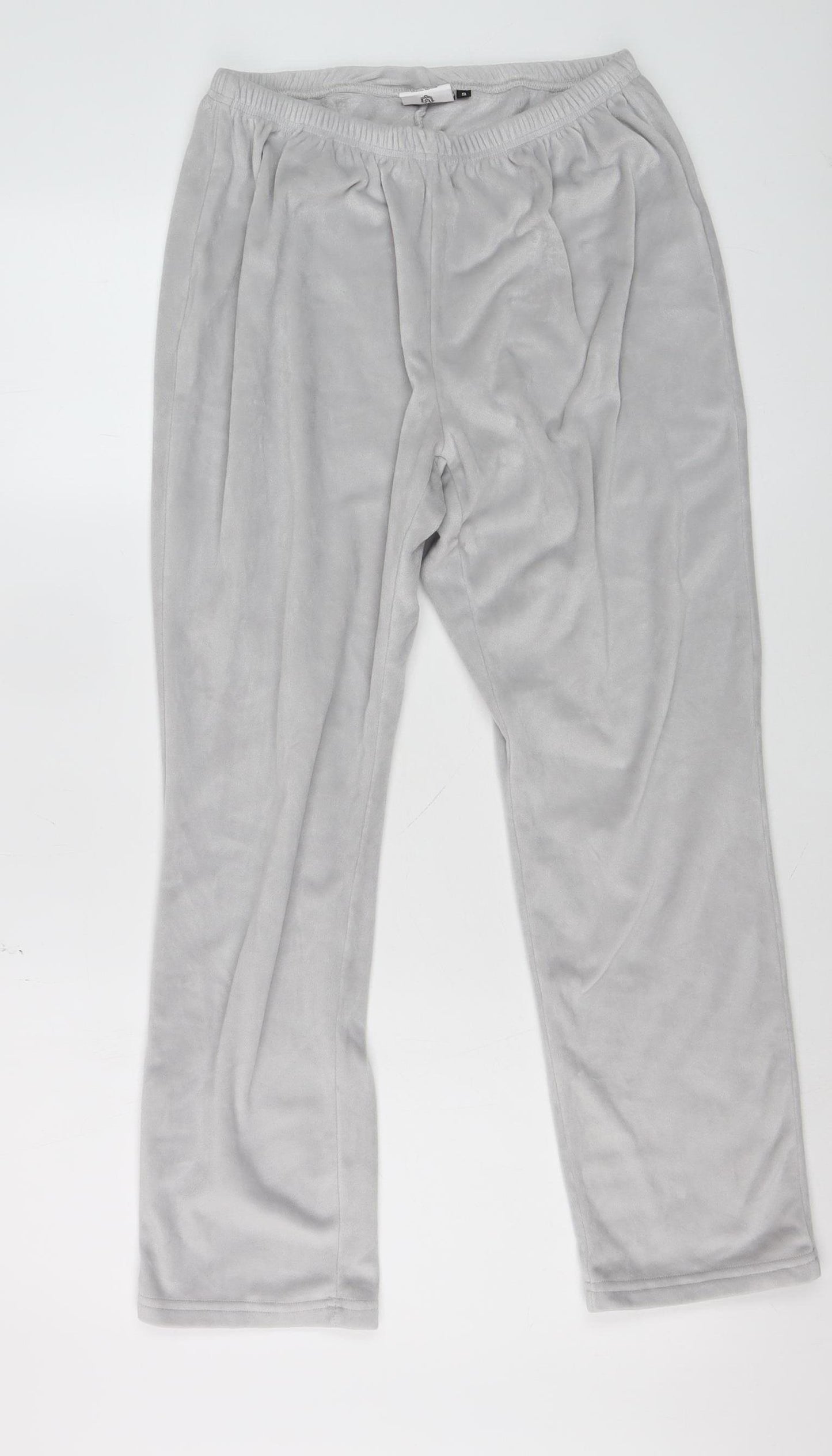 Admas Women Grey Fleece Pyjama Pants S Winter Lounge Trousers