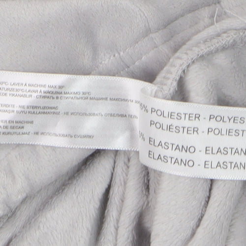 Admas Women Grey Fleece Pyjama Pants S Winter Lounge Trousers