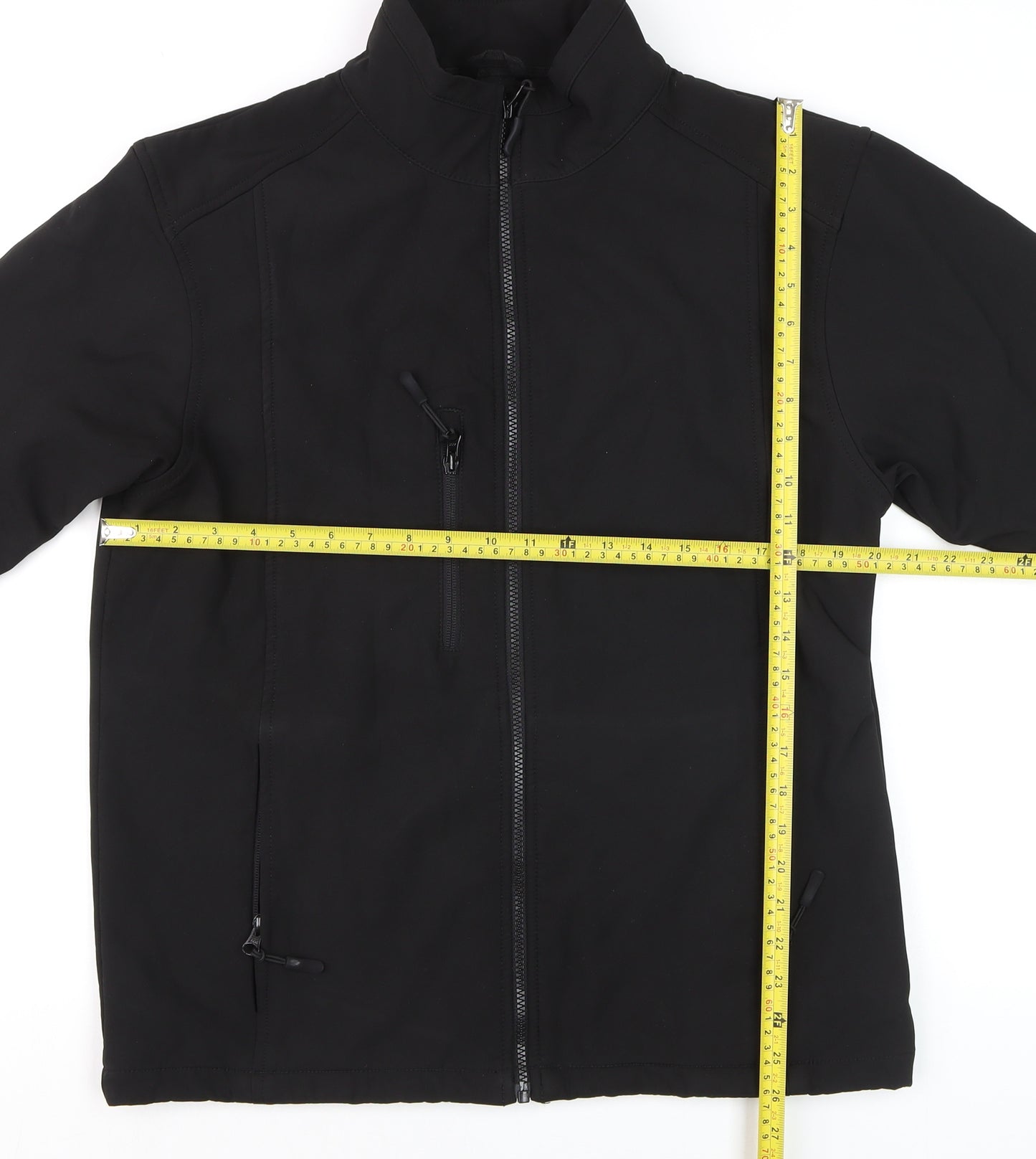 Arco Essentials Men's Black Softshell Jacket M Workwear Outdoor Zip Up