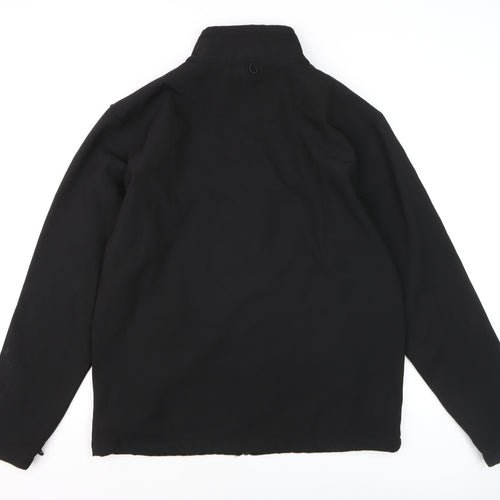 Arco Essentials Men's Black Softshell Jacket M Workwear Outdoor Zip Up