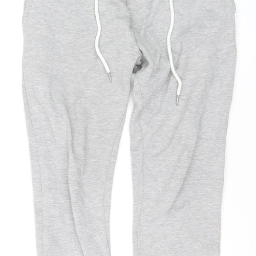 Pull & Bear Men's Grey Jogger Sweatpants Size M Elastic Waist Casual