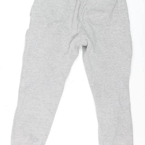Pull & Bear Men's Grey Jogger Sweatpants Size M Elastic Waist Casual