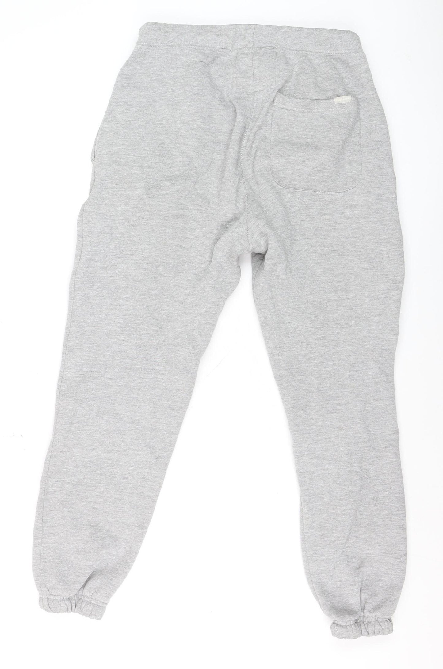 Pull & Bear Men's Grey Jogger Sweatpants Size M Elastic Waist Casual