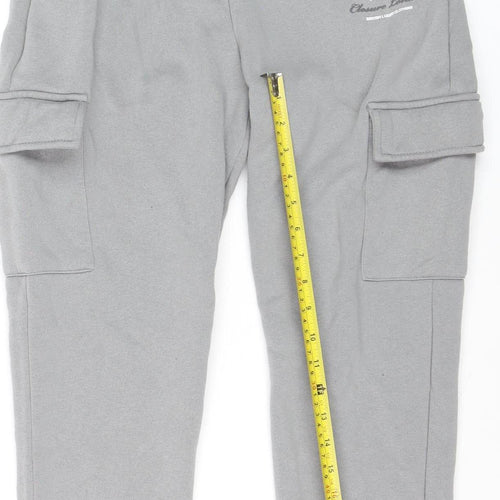 Closure LDN Men's Grey Cargo Jogger Sweatpants Size S
