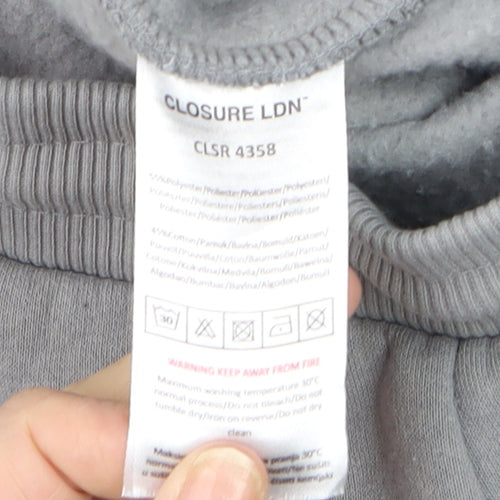 Closure LDN Men's Grey Cargo Jogger Sweatpants Size S