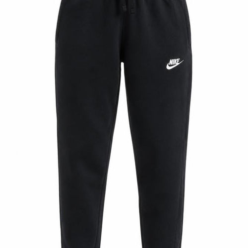 Nike Women's Black Jogger Trousers S Regular Fleece Cotton Blend
