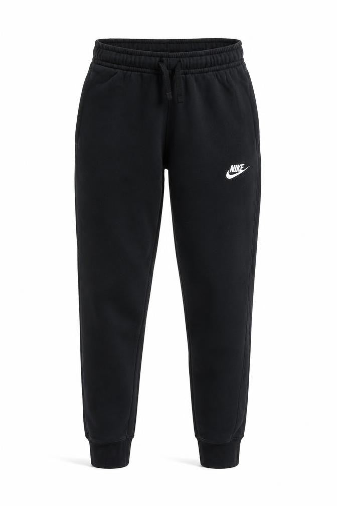 Nike Women's Black Jogger Trousers S Regular Fleece Cotton Blend