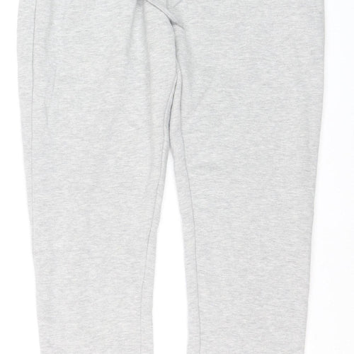 Kangaroo Poo Men's Grey Jogger Trousers L Regular Fit