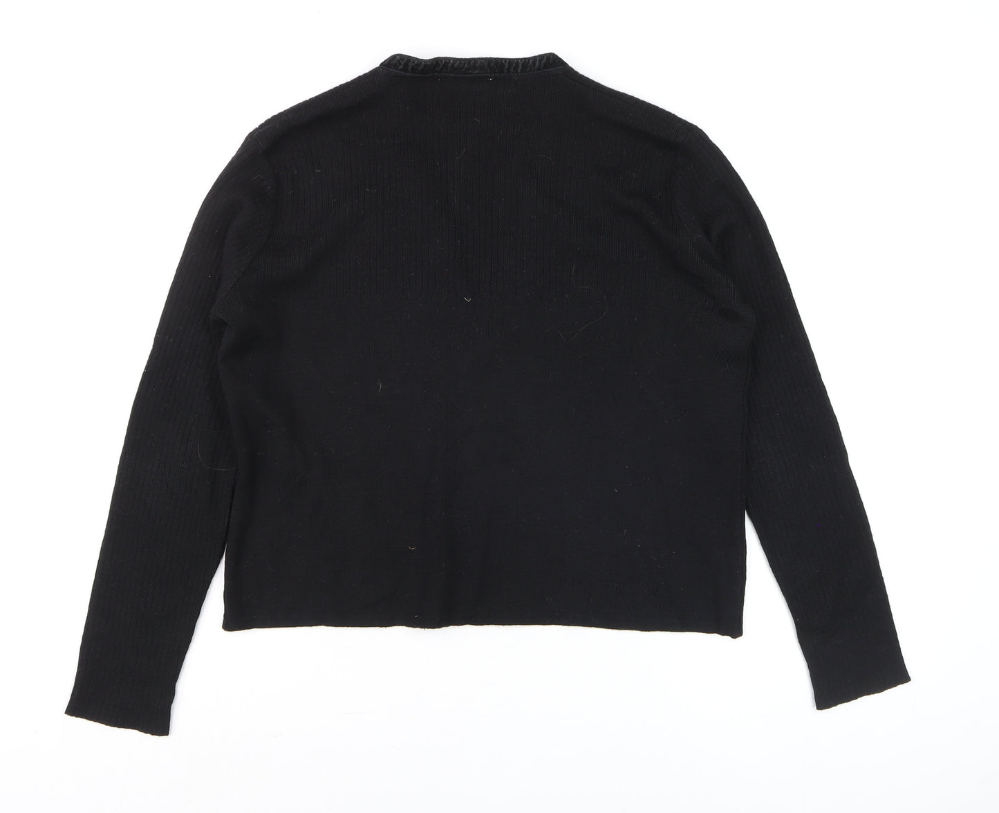 Next Women’s Black V-Neck Button Cardigan Size 14