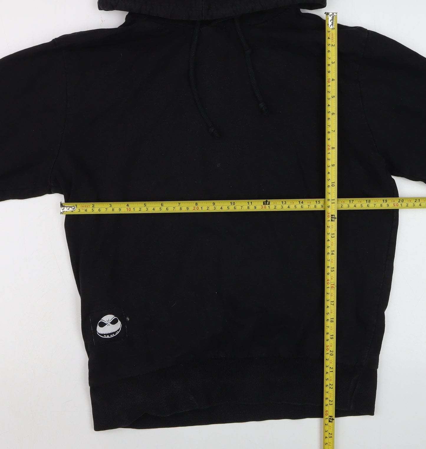 Disney Men's Black Jack Skellington Pullover Hoodie XS