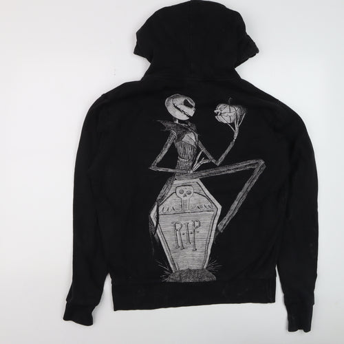 Disney Men's Black Jack Skellington Pullover Hoodie XS
