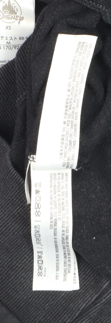 Disney Men's Black Jack Skellington Pullover Hoodie XS