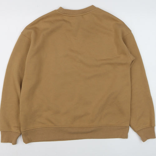 Disney Chipmunk University Brown Sweatshirt Women XS Crew Neck Pullover