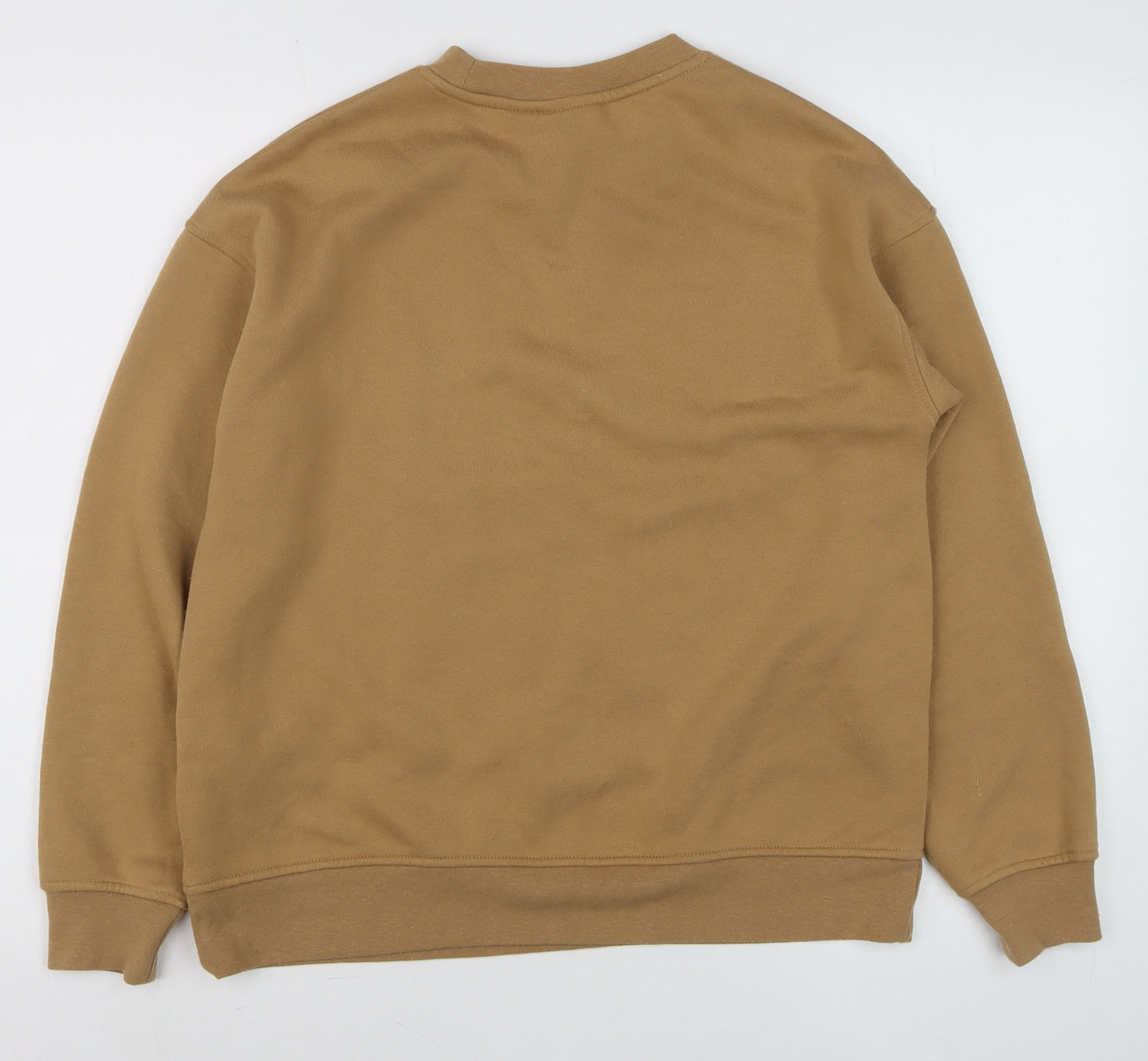 Disney Chipmunk University Brown Sweatshirt Women XS Crew Neck Pullover
