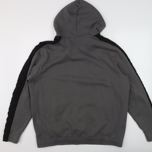 Puma Men's Grey XL Track Jacket Full Zip Hooded Activewear