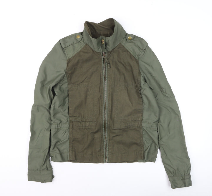 Lucky Brand Men’s Green Military Jacket M Cotton Nylon Twill