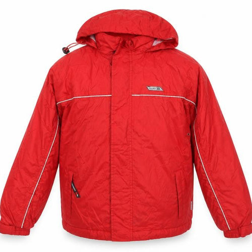Trespass Boys Red Waterproof Hooded Rain Coat Jacket 15-16 Years