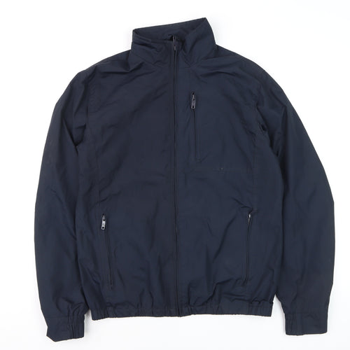 Jack & Jones Men's Blue Windbreaker Jacket Size M Polyester