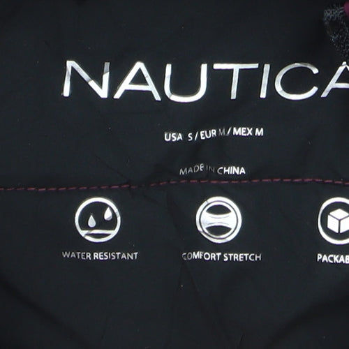 Nautica Womens Purple Hooded Puffer Jacket Size 10 Water Resistant