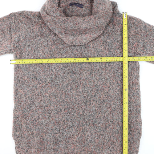 Marks and Spencer Womens Multicoloured M Cowl Neck Chunky Knit Jumper