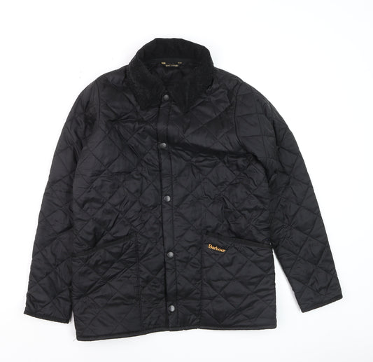 Barbour Women's Black Quilted Mid-Length Jacket L